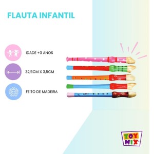 Instrumento Musical Flauta Infantil 32,5cm (s)-114202-49425