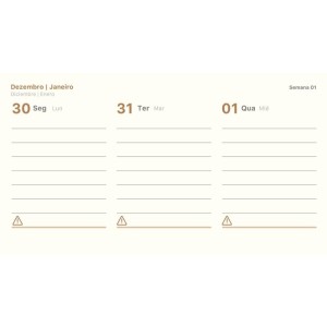 Agenda/planner 2025 La Creme Cd Esp 128p. 162x90mm-114520-92223