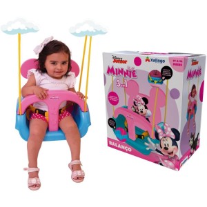 Brinquedo Para Playground Balanco Minnie Rosa/azul-116419-19422