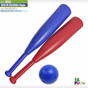 Jogo De Taco Jogo Baseball Plastico 3 Pecas-116915-37982