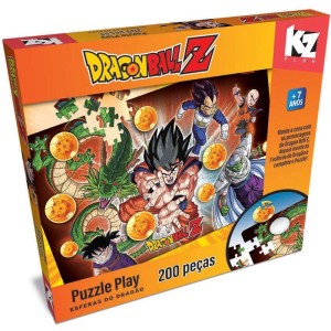 Quebra-cabeca Cartonado Dragon Ball Z Puzzle Play 200p-116824-32156