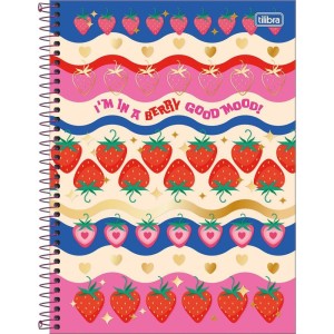 Caderno 01x1 Capa Dura Be Berry 80fls-116952-96336