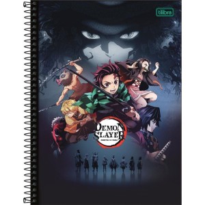 Caderno 01x1 Capa Dura Demon Slayer 80fls-116932-28609