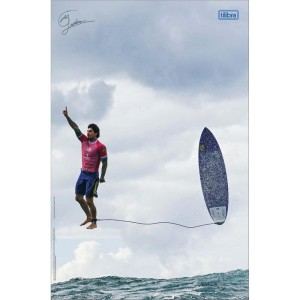 Caderno 01x1 Capa Dura Gabriel Medina 80fls-116937-76608