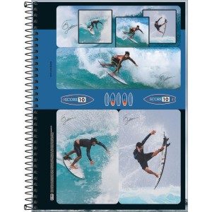 Caderno 01x1 Capa Dura Gabriel Medina 80fls-116937-84808