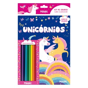 Unicórnios - Kit Lápis De Cor (magic Kids)
