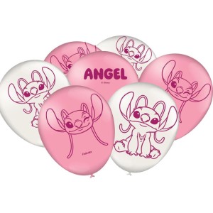 Balao Decorado N.09 Stitch Angel Rosa-116639-18175