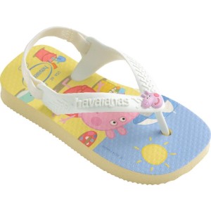 Chinelo Havaianas Infantil Baby Peppa Pig 20 Buttercream-116083-22539