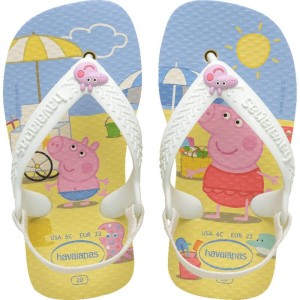 Chinelo Havaianas Infantil Baby Peppa Pig 20 Buttercream-116083-23587