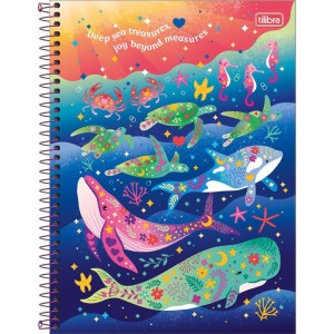 Caderno 01x1 Capa Dura Bubble 80fls-116956-65371