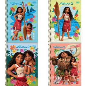 Caderno 01x1 Capa Dura Moana 80fls-116918-38506