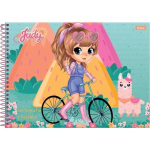 Caderno Desenho Univ Capa Dura Judy 80fls.-087167-72669