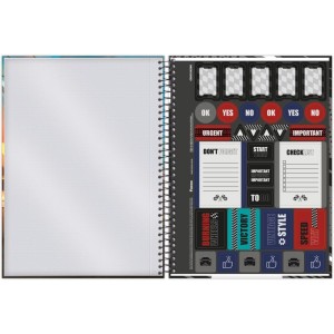 Caderno 01x1 Capa Dura Cross Racing 80f-116697-22223