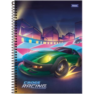 Caderno 01x1 Capa Dura Cross Racing 80f-116697-29076