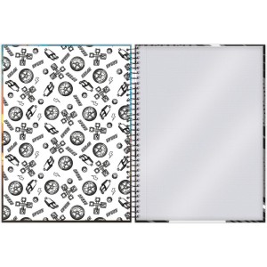 Caderno 01x1 Capa Dura Cross Racing 80f-116697-75148