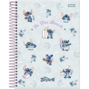 Caderno 01x1 Cp.dura Colegial Stitch 80f-116692-28298