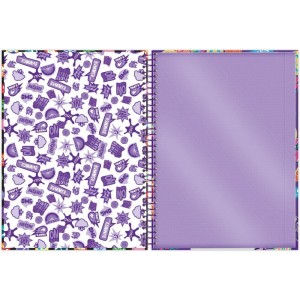 Caderno 10x1 Capa Dura Divertidamente 160f-116677-36963