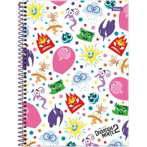 Caderno 10x1 Capa Dura Divertidamente 160f-116677-97265