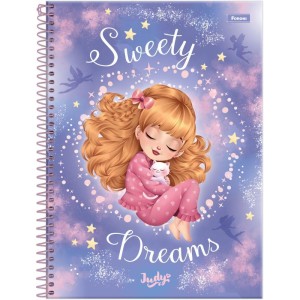 Caderno 10x1 Capa Dura Judy 160f-116705-14788