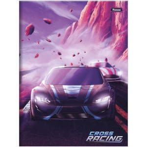 Caderno Brochura 1/4 Capa Dura Cross Racing 80f-116700-81439