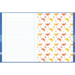 Caderno Brochura 1/4 Capa Dura Stitch 80f-116694-71691