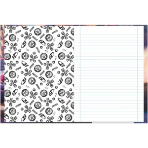 Caderno Brochurao Capa Dura Cross Racing 80f-116701-33456