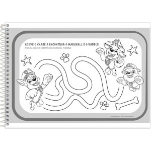 Caderno Desenho Universitario Patrulha Canina Flexivel 48f-116683-83238