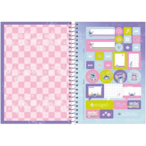 Caderno Espiral 1/4 Capa Dura Stitch 80f-116689-54809