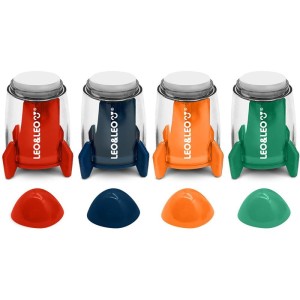 Apontador Com Deposito Dino Space Foguete 4 Cores-114564-71381