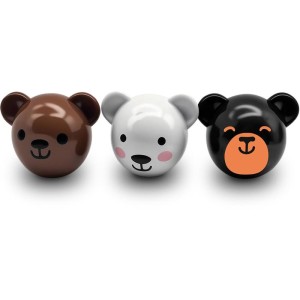 Apontador Com Deposito Ursinho 3 Cores-114566-55841