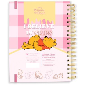 Caderno 01x1 Capa Dura Pooh Smart 80f-116716-51874