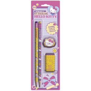 Kit Escolar Hello Kitty Hb C/04 Pecas-114552-36966