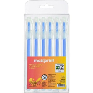 Caneta Marca Texto Clear Azul-116900-32341