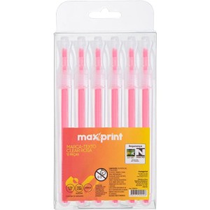 Caneta Marca Texto Clear Rosa-116901-50821