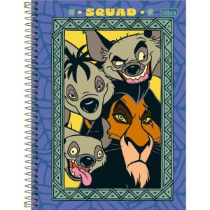 Caderno 01x1 Capa Dura O Rei Leao 80fls-116924-24556