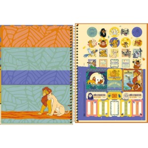 Caderno 01x1 Capa Dura O Rei Leao 80fls-116924-49632