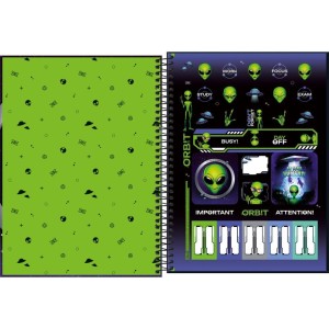 Caderno 01x1 Capa Dura Orbit 80fls Connect-117146-93748