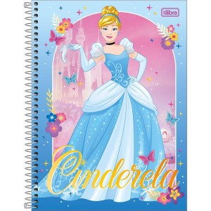 Caderno 01x1 Capa Dura Princesas 80fls Fit-116922-87080