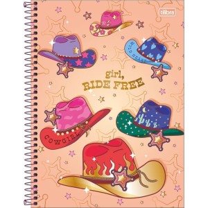 Caderno 01x1 Capa Dura West Girl 80fls-116947-45809