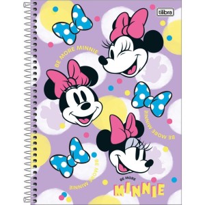 Caderno 10x1 Capa Dura Minnie 160fls Fit-116928-92455