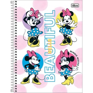 Caderno 10x1 Capa Dura Minnie 160fls Fit-116928-97090