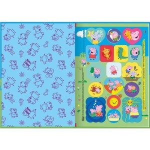 Caderno Brochura 1/4 Capa Dura Peppa Pig 80fls-116894-70970