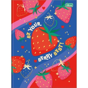 Caderno Brochurao Capa Dura Be Berry 80fls-116954-81918