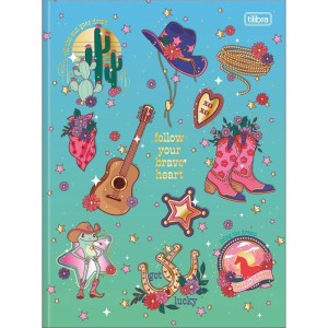 Caderno Brochurao Capa Dura West Girl 80fls-116949-13519