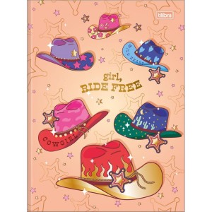 Caderno Brochurao Capa Dura West Girl 80fls-116949-64097