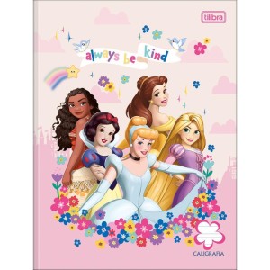 Caderno Caligrafia Capa Dura Princesas 40fls Brochura Vert.-116923-67687