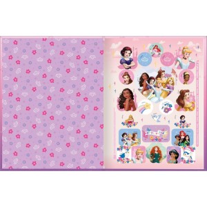 Caderno Caligrafia Capa Dura Princesas 40fls Brochura Vert.-116923-91672