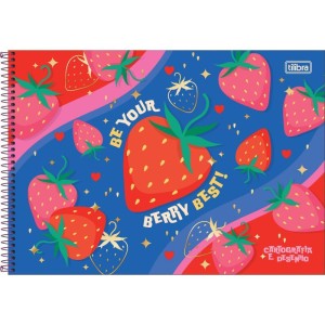 Caderno Desenho Univ Capa Dura Be Berry 80fls Espiral-116955-77121