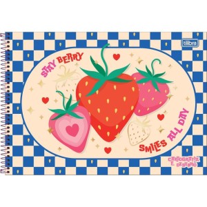 Caderno Desenho Univ Capa Dura Be Berry 80fls Espiral-116955-83339