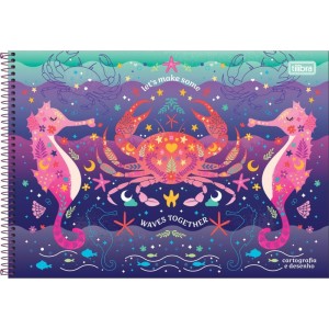 Caderno Desenho Univ Capa Dura Bubble 80fls-116958-42944